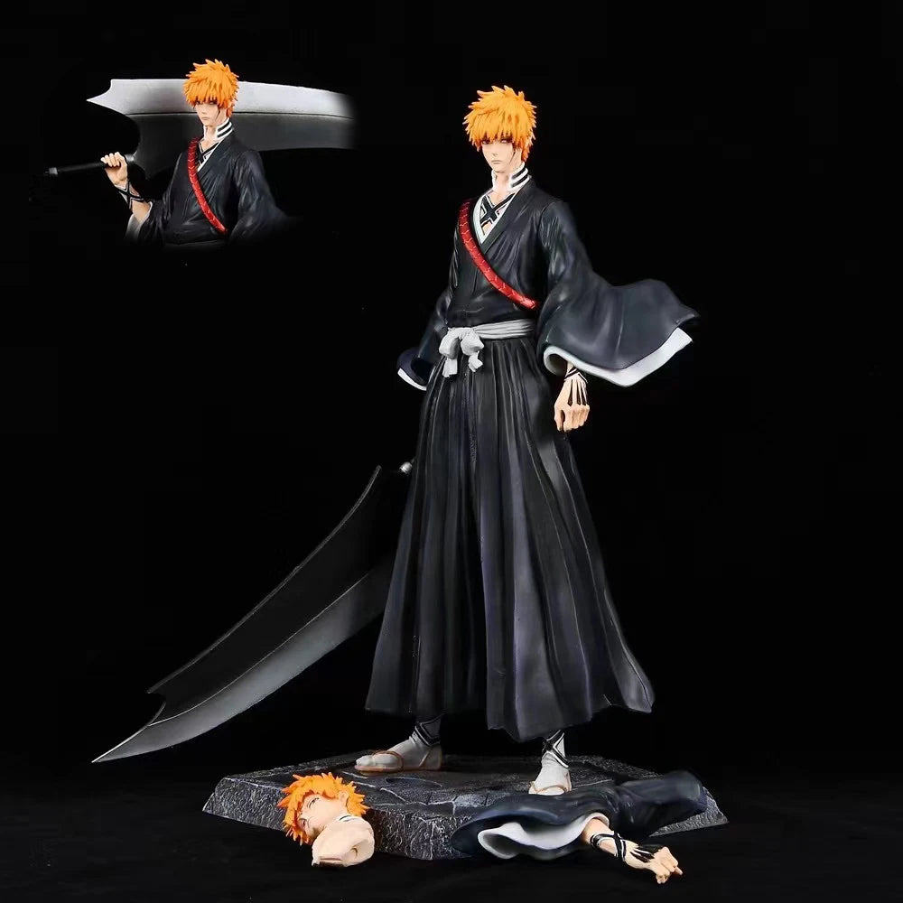 33CM Anime Bleach Kurosaki Ichigo GK Statue Pvc Action Figures Collection Model Doll Toys Gifts 33CM Anime Bleach Kurosaki Ichigo GK Statue Pvc Action Figures Collection Model Doll Toys Gifts